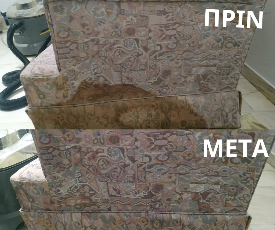 ΠΡΙΝ (1) καθαρισμός σαλονιού απο ουρα κατοικιδιού